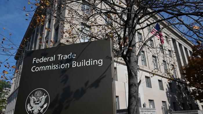 The headquarters of the US Federal Trade Commission (FTC) in Washington, DC, November 18, 2024. (Photo by ROBERTO SCHMIDT / AFP) (Photo by ROBERTO SCHMIDT/AFP via Getty Images)