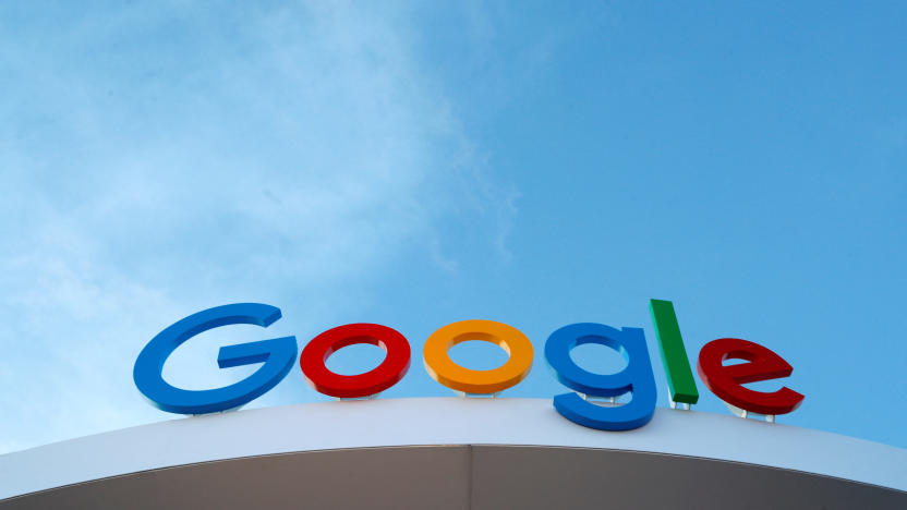 FILE PHOTO: The Google logo is seen on the Google house at CES 2024, an annual consumer electronics trade show, in Las Vegas, Nevada, U.S. January 10, 2024. REUTERS/Steve Marcus/File Photo