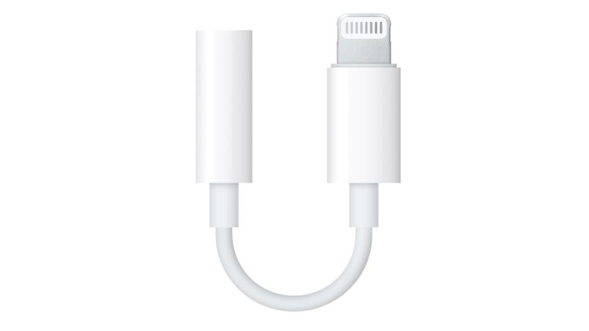 Apple lightning to headphone jack.