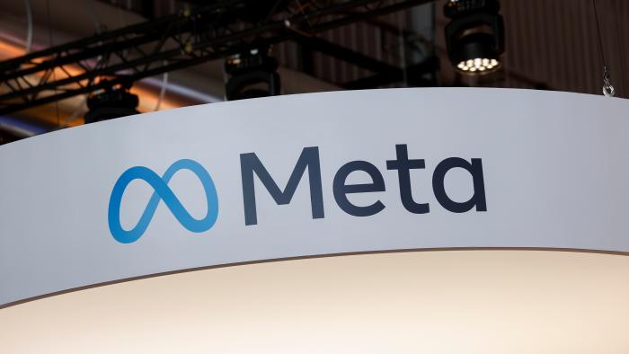 FILE PHOTO: A logo of Meta Platforms Inc. is seen at its booth, at the Viva Technology conference dedicated to innovation and startups, at Porte de Versailles exhibition center in Paris, France June 17, 2022. REUTERS/Benoit Tessier/File Photo