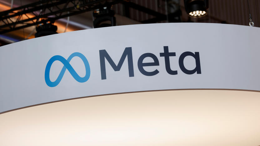 FILE PHOTO: A logo of Meta Platforms Inc. is seen at its booth, at the Viva Technology conference dedicated to innovation and startups, at Porte de Versailles exhibition center in Paris, France June 17, 2022. REUTERS/Benoit Tessier/File Photo