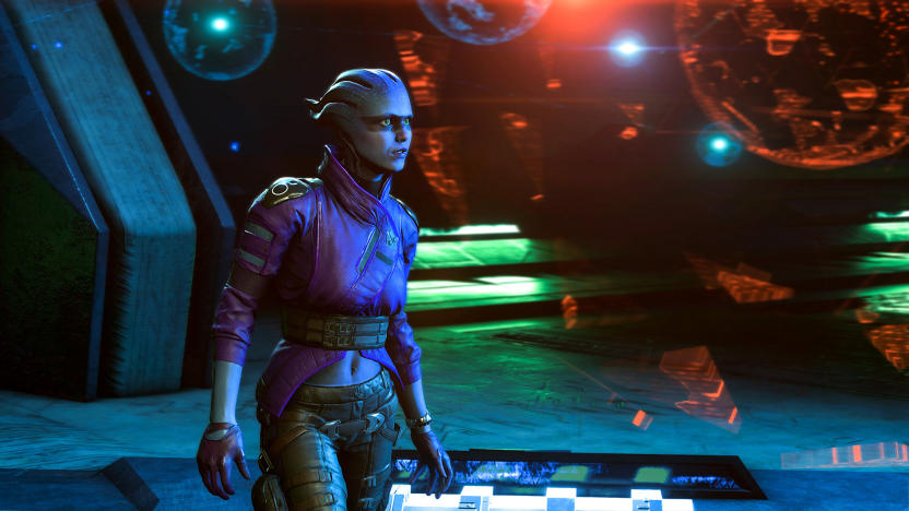 Still of Peebee from Mass Effect Andromeda