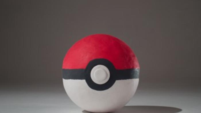 A clay pokeball.