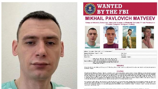 The US Department of Justice is offering a $10 million reward for Mikhail Pavlovich Matveev. 